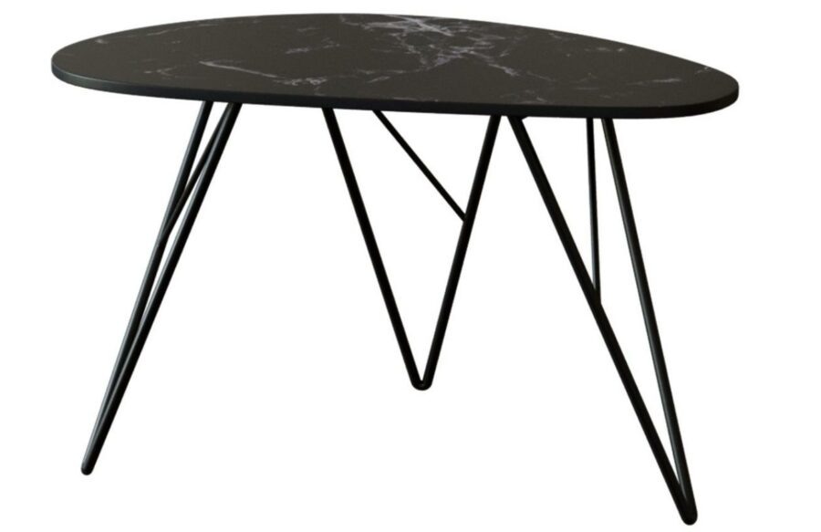 Černý mramorový konferenční stolek Miotto Cecina