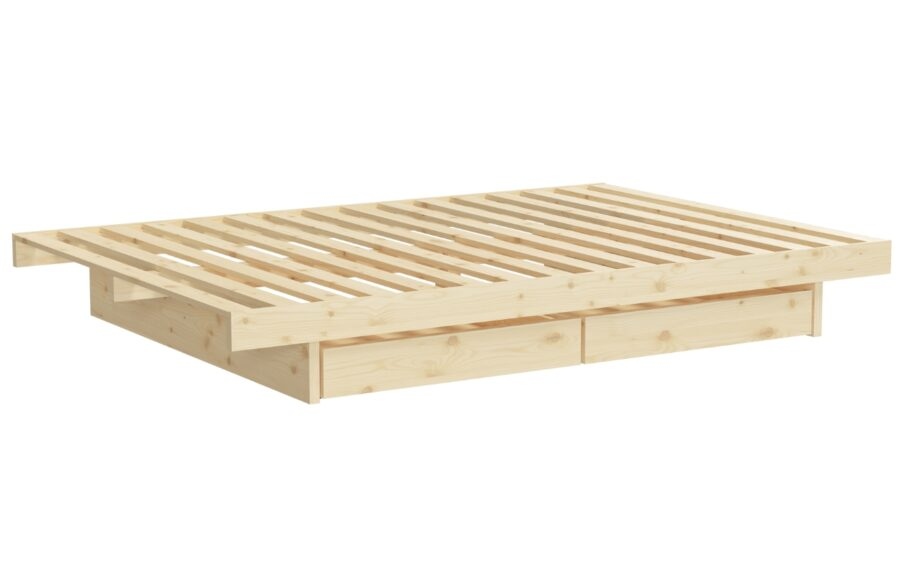 Dřevěná dvoulůžková postel Karup Design Kanso 160 x