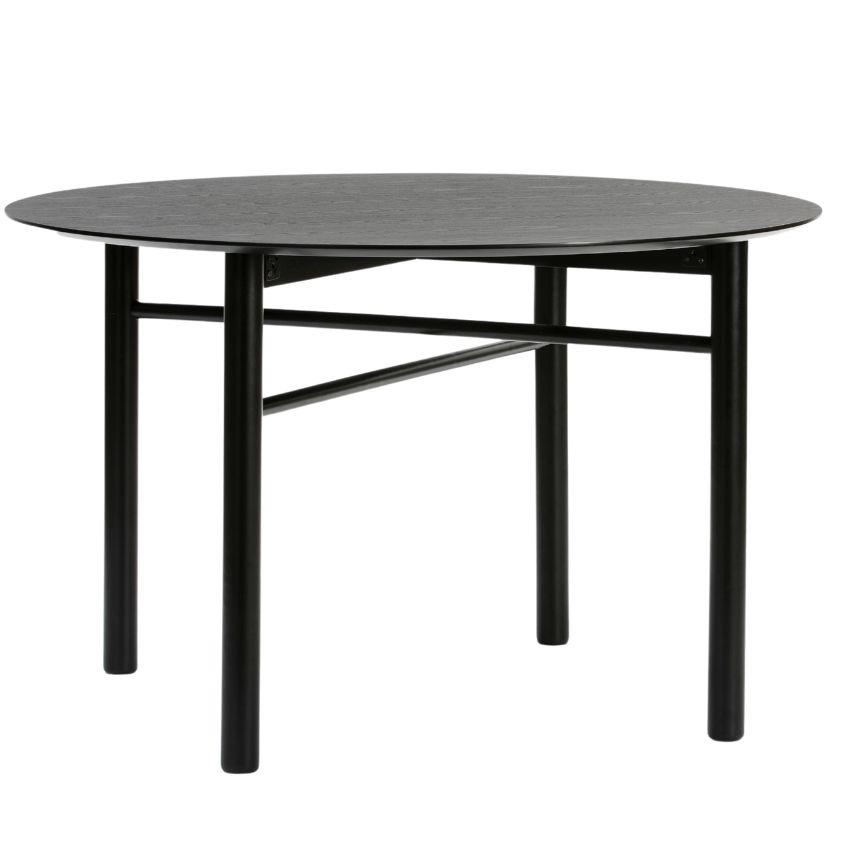 Černý jasanový jídelní stůl Teulat