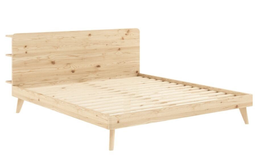 Dřevěná dvoulůžková postel Karup Design Retreat