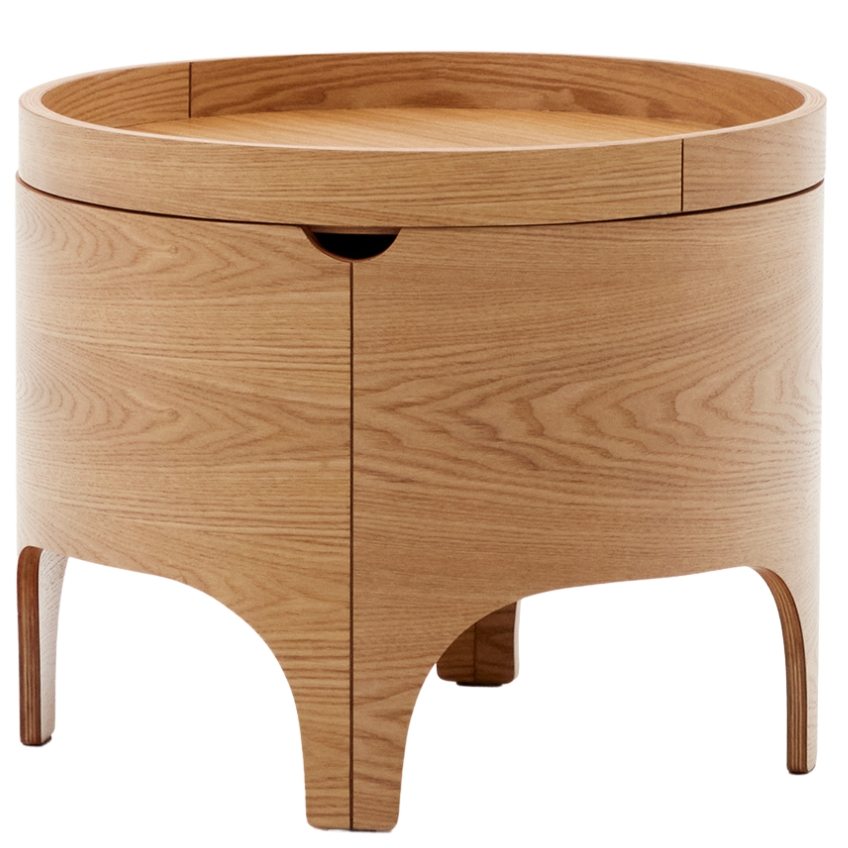 Dřevěný noční stolek Kave Home