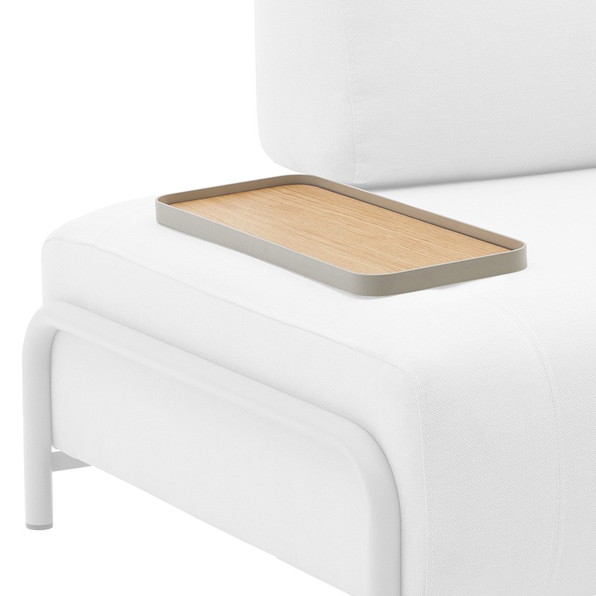 Malý dubový odkládací stolek Kave Home Compo