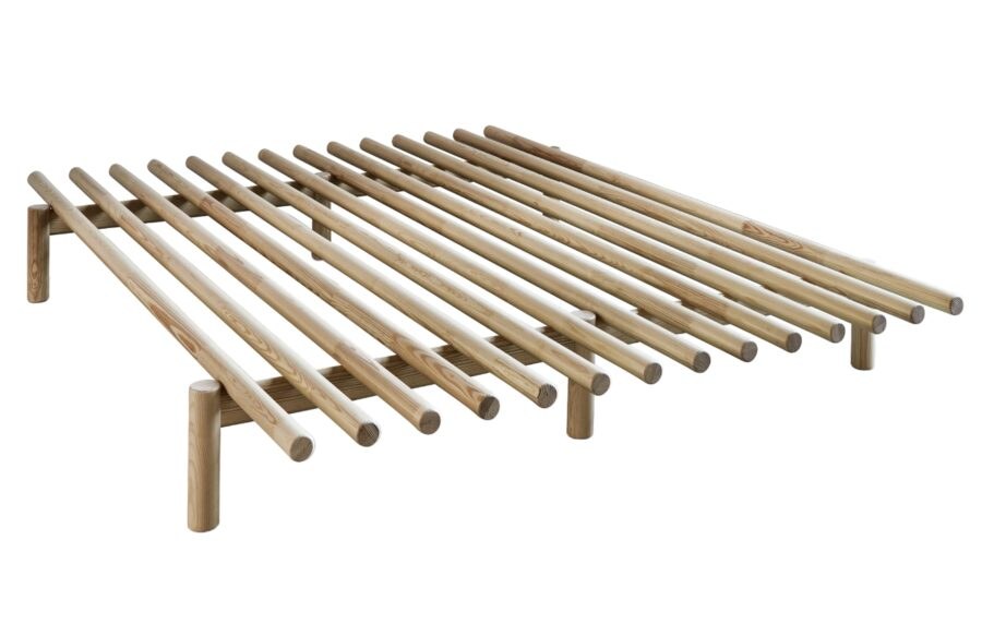 Dřevěná dvoulůžková postel Karup Design Pace