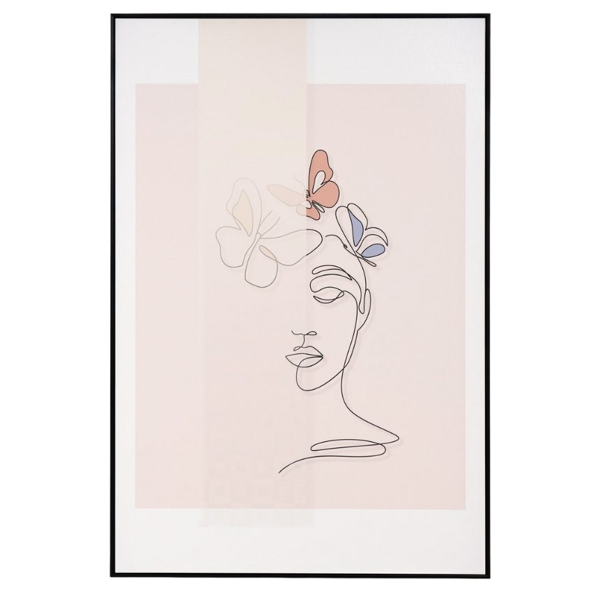 Abstraktní obraz Somcasa Woman Butterfly 120