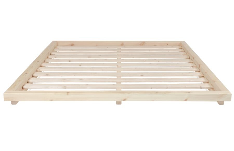 Dřevěná dvoulůžková postel Karup Design Dock