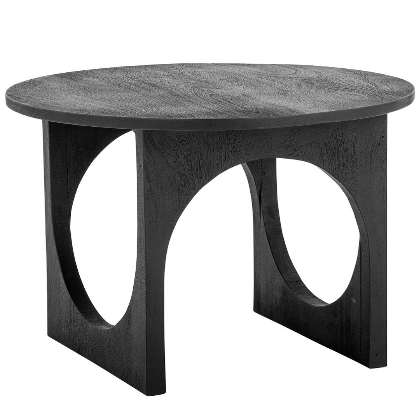 Černý dřevěný konferenční stolek Bloomingville