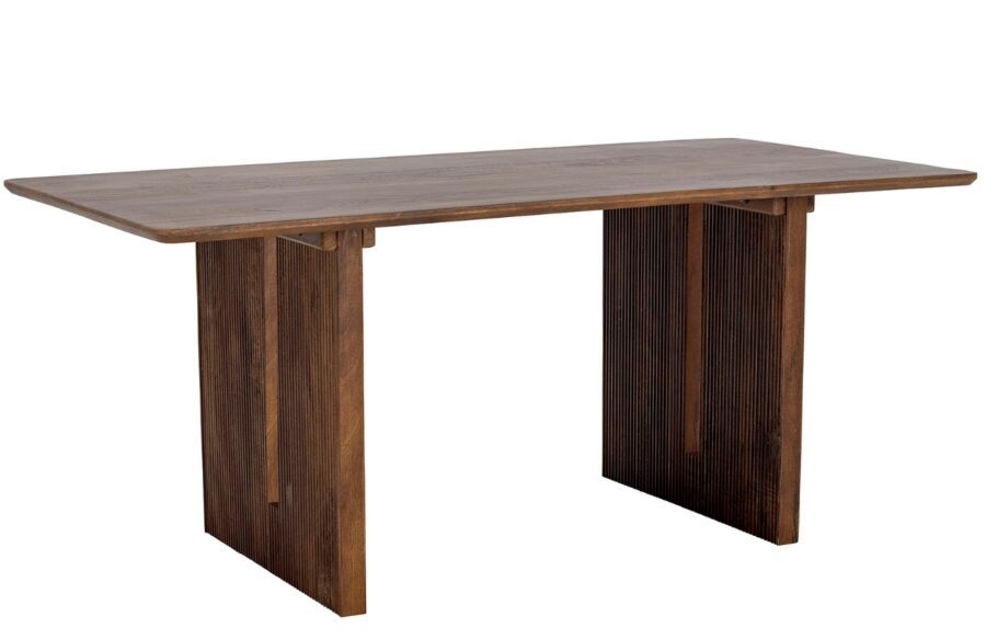 Hnědý dřevěný jídelní stůl Bloomingville Milow