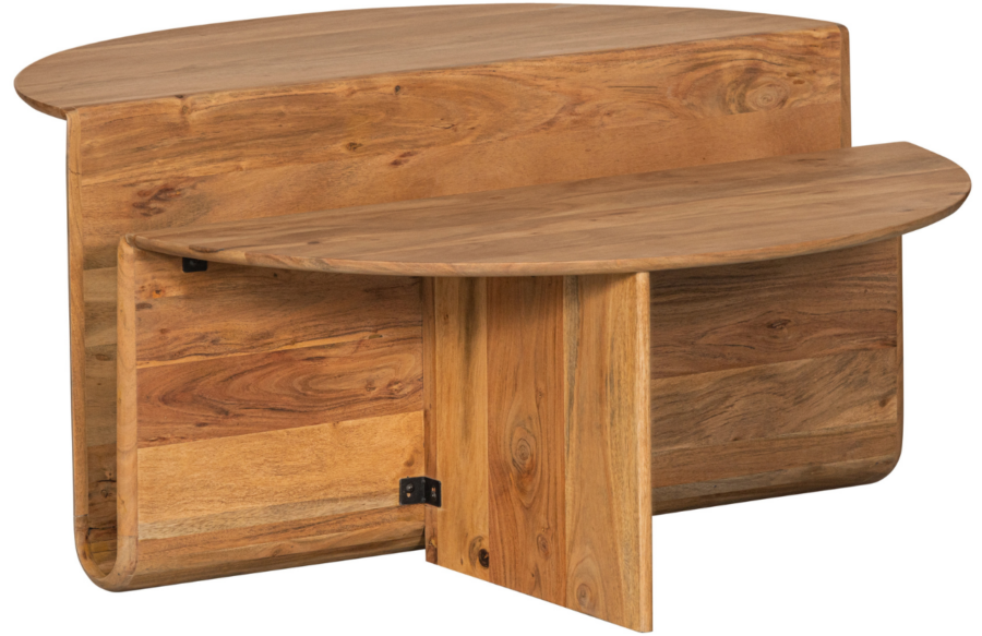 Hoorns Dřevěný konferenční stolek Jesow