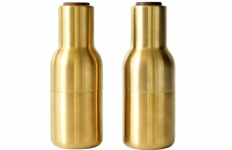 Audo CPH Set dvou zlatých kovových mlýnků na sůl