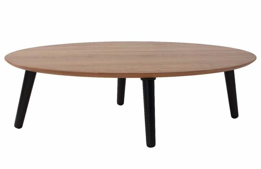 Dřevěný konferenční stolek RAGABA CONTRAST OVO 110 x