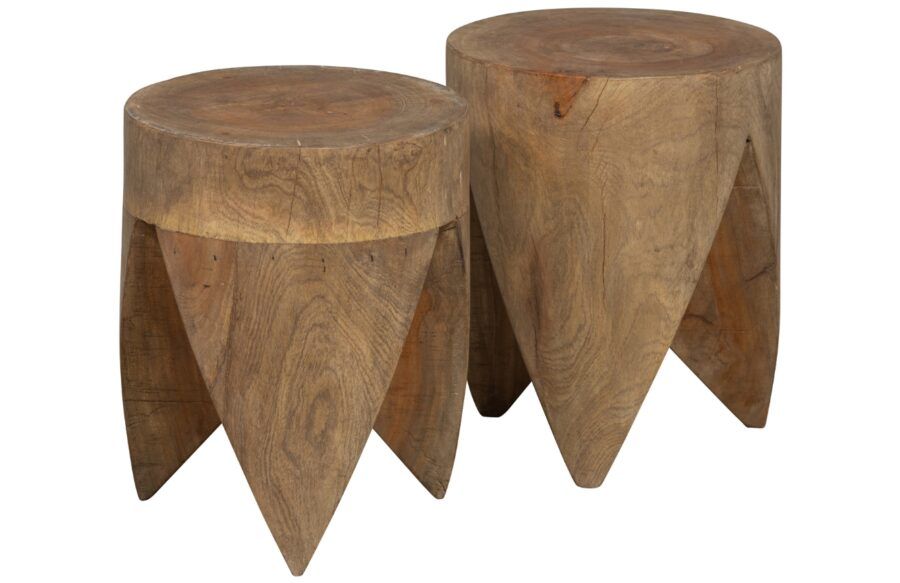Hoorns Set dvou dřevěných odkládacích stolků